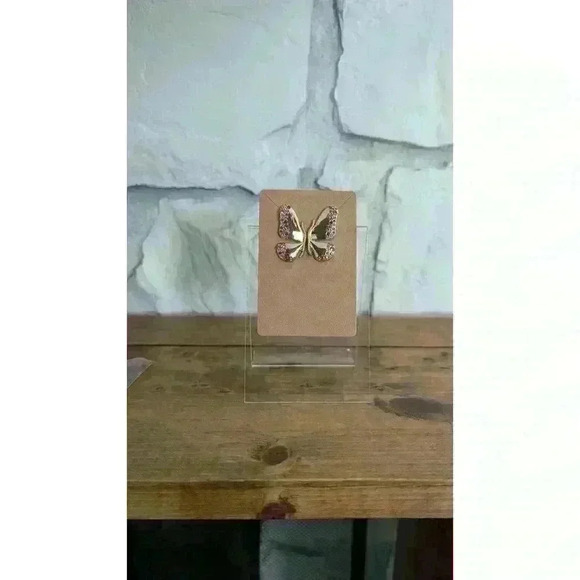 Butterfly Gold Tone w/ Pink Rhinestone Sugarfix by Baublebar - Picture 1 of 2